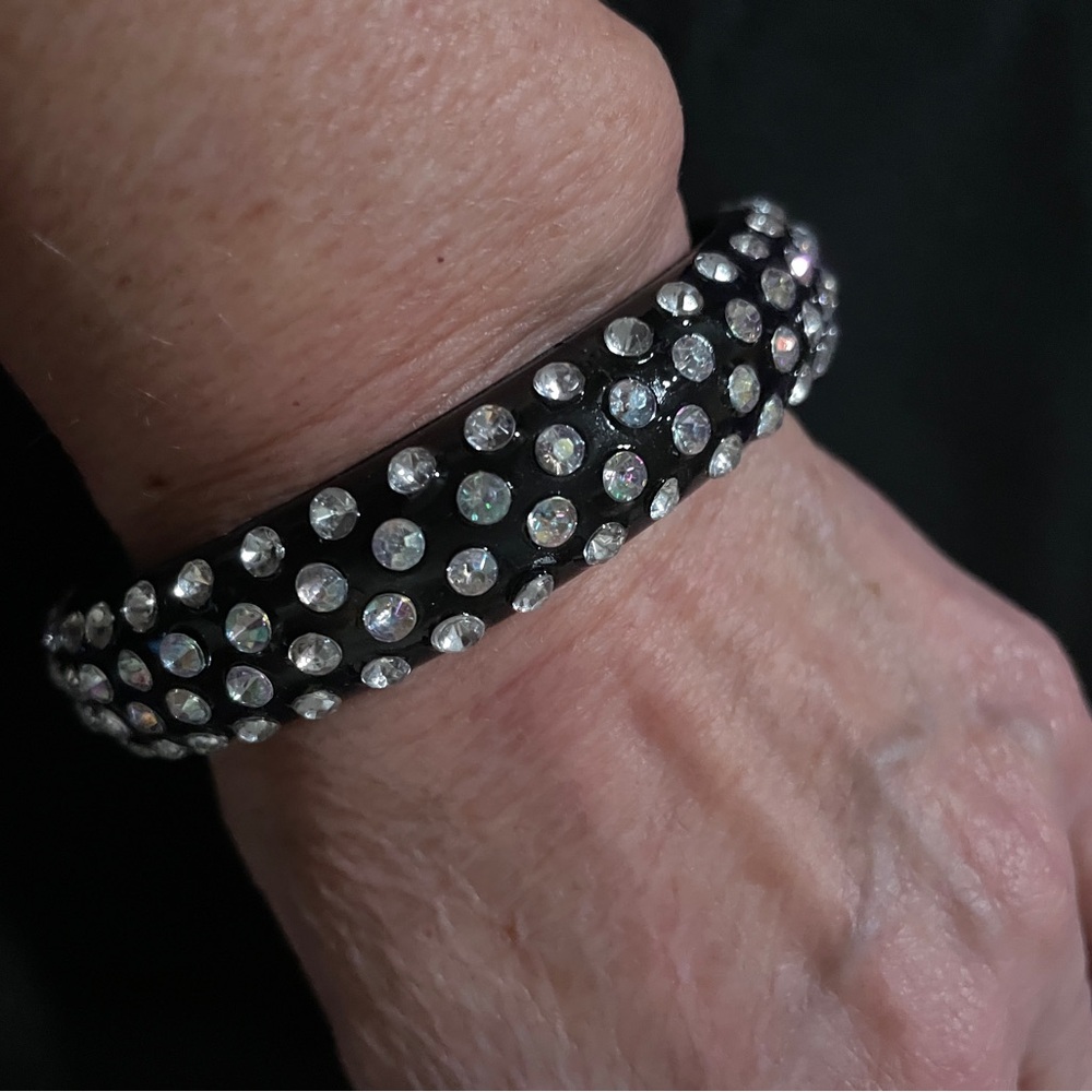 Black Rhinestone Bracelet